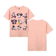 Men T-Shirts - 淺粉色 - 查看 3