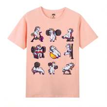 Men T-Shirts - 淺粉色 - 查看 1