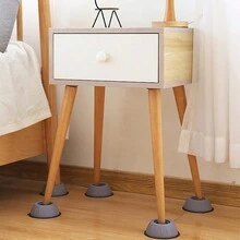 4入組橡膠萬能腳墊,可用於洗衣機、沙發、桌子、椅子,具有防震、防滑、隔音、增高、防潮功能,作為家具支撐的墊子