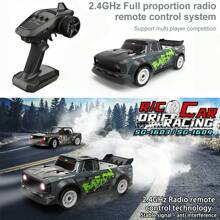 1:16比例的2.4g全尺寸漂移遙控專業越野皮卡卡車金屬賽車,四輪驅動無刷高速車,成人賽車比賽仿真車模 - 黑色 - 查看 7