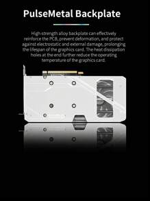 显卡 RTX 4060 终结者 W 8G S1 GDDR6 GPU 128 位 PCI Express 4.0 X8 游戏显卡台式电脑组件 - 黑與白 - 查看 4