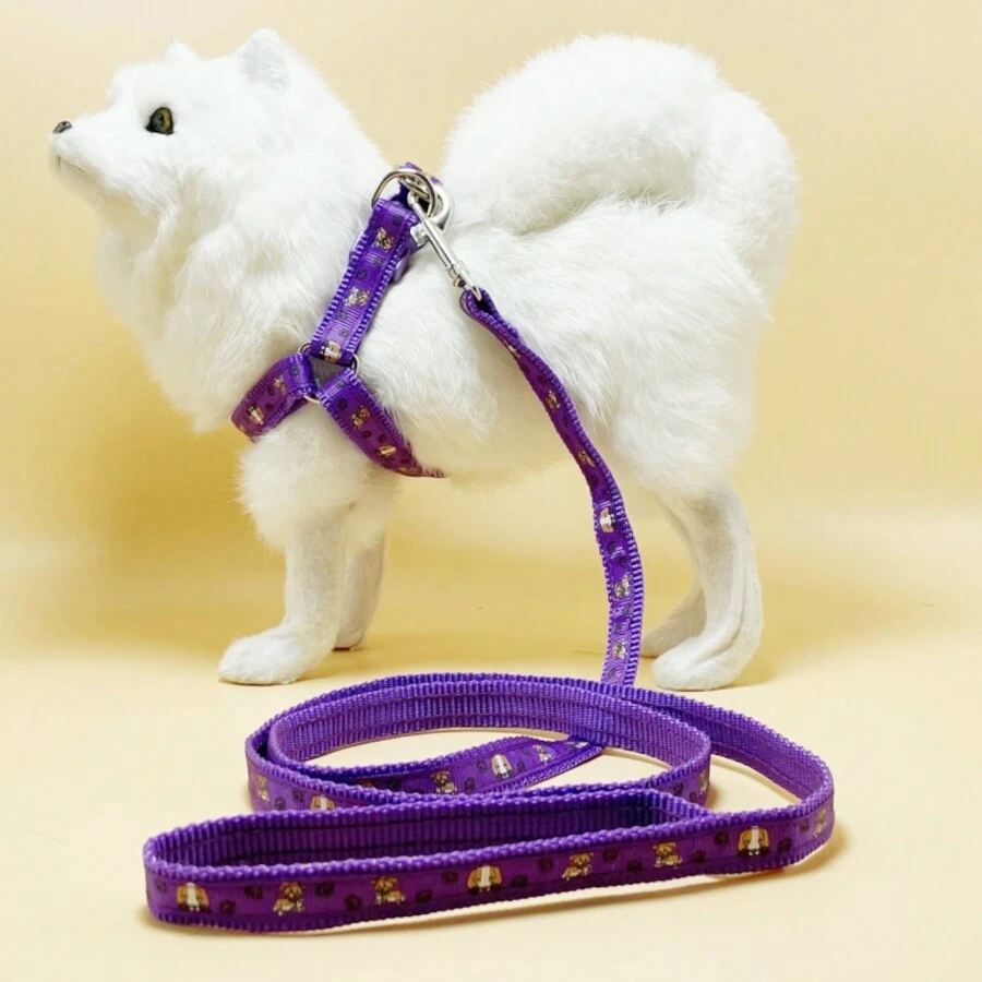 Cuerda De Tracción Trasera Para El Pecho De Perro, Para Perros Y Gatos Pequeños Y Medianos, 1 Ud. - Morado - Ver 1