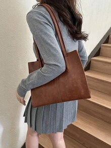 大容量手提包女士2023新款时尚单肩包通勤包大学生购物袋