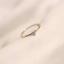 S925 Pure Silver Ring With Heart Design And Cubic Zirconia Inlaid, Women's Jewelry Ring Wedding Engagement Bridal Jewelry