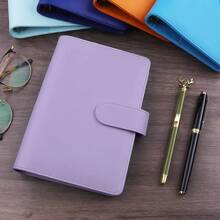 Bìa đựng tiền có khóa kéo, Hệ thống sắp xếp tiền mặt, Bảng ngân sách chi tiêu & Phong bì đựng tiền mặt để lập ngân sách tiết kiệm tiền, Quay lại trường học, Đồ dùng học tập - Màu tím hoa cà - Xem 4