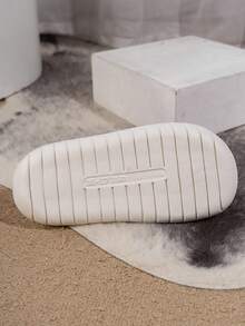 Winter New Arrival Thick Sole Fur Slippers With Antiskid Soft Sole Designed For Indoor & Outdooor Wearing, Women's - Pink - View 7