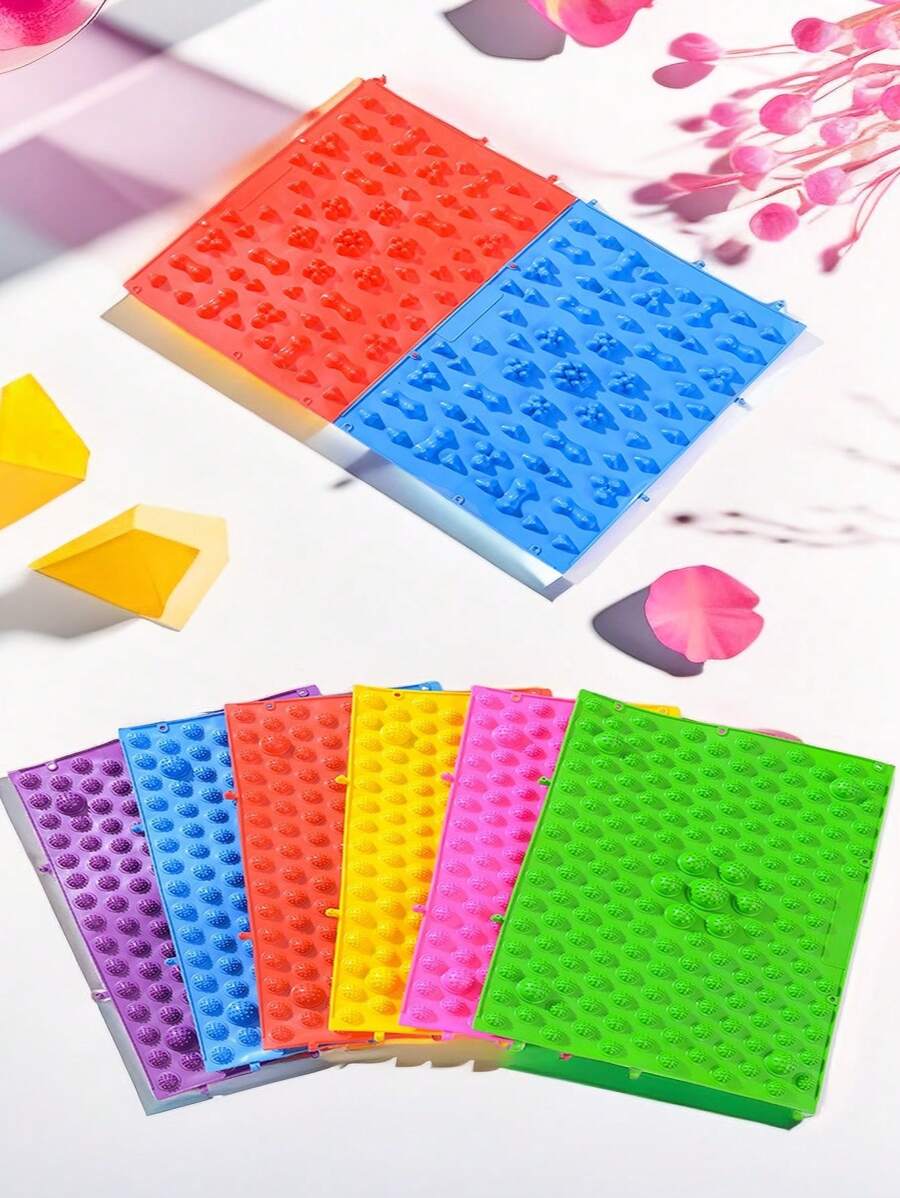 具足部穴位按摩點的按摩墊,足底反射墊及舒壓墊,健身工具(隨機顏色)