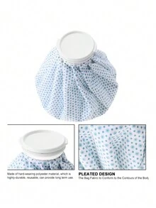 Bolsa de hielo, bolsa de hielo de 9 pulgadas reutilizable, fácil de transportar, compacta y fácil de guardar, adecuada para necesidades diarias en varias partes - Blanco - Ver 9