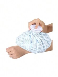 Bolsa de hielo, bolsa de hielo de 9 pulgadas reutilizable, fácil de transportar, compacta y fácil de guardar, adecuada para necesidades diarias en varias partes - Blanco - Ver 5