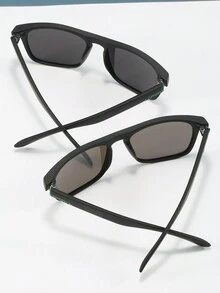 2入組男式時尚pc眼鏡,適用於街頭風格和騎行裝扮,適用於街頭、騎行、防風沙