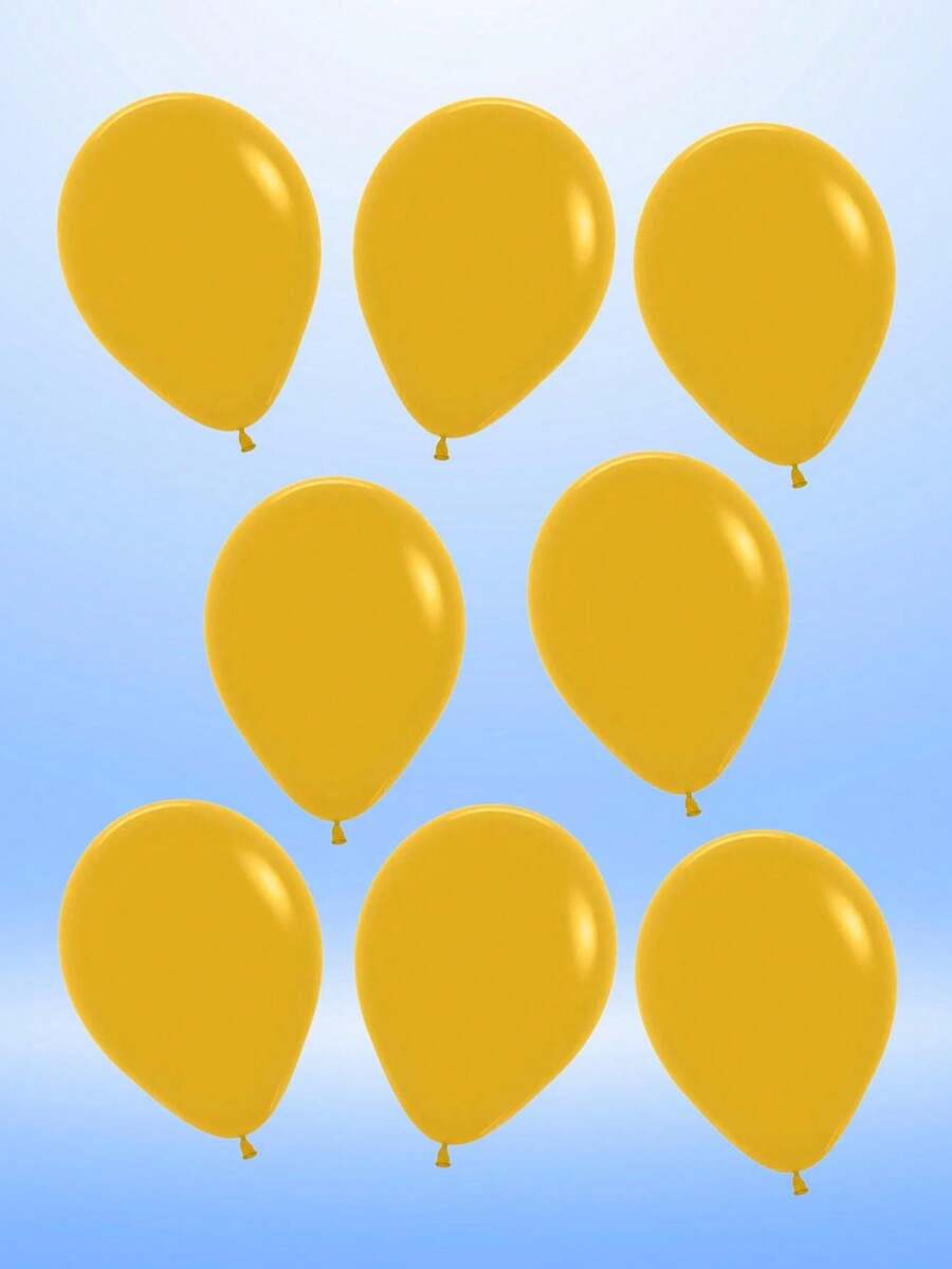 Balloon Set 25 Cm, Party, Color, Decoration, Special Occasion, Wedding, Birthday Party, Wedding Anniversaries, Commemorative Events, Ornament, Decorative - 黃色 - 查看 1