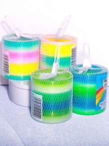 1個大虹彩彈簧玩具緩解壓力(圈) - 彩色 - 查看 1