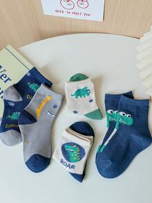 5雙兒童襪子,時尚休閒中筒襪適合春秋季休閒、運動和日常穿著,透氣耐用