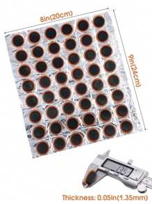 48入組自行車輪胎修補貼,騎行內胎修理套件,自行車配件