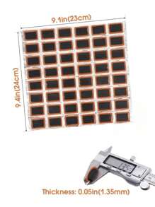 48入組自行車輪胎修補貼,騎行內胎修理套件,自行車配件