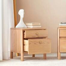 12 pieces rattan round handle knobs, wooden handles, suitable for kitchen, living room, bedroom wardrobe cabinet, brown - Coffee Brown - View 5