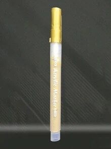 3 Marcadores De Pintura Acrílica De Alto Brillo - Multicolor - Ver 5