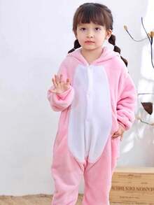 MAMELUCO PIG PINK CON BOTONES - Rosa - Ver 2