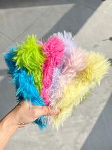 1個可愛的填充怪獸頭箍,dopa-mine風格,有趣的青少年女孩髮飾,洗臉時禮物、派對頭飾