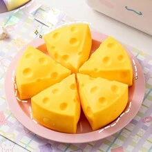 可愛的芝士造型彈-減壓玩具&創意趣味！ - 彩色 - 查看 3