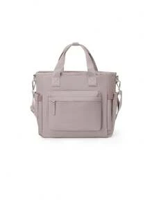 Floless 1 Túi đựng hộp cơm trưa di động Bento màu cam, Túi cách nhiệt cỡ lớn, Túi đựng gạo dày bằng lá nhôm, Túi Bento, Túi đựng đồ ăn trưa Túi tổ chức trường học Túi đựng đồ cho giáo viên Túi lớp học Túi tổ chức lớp học - Hồng - Xem 1