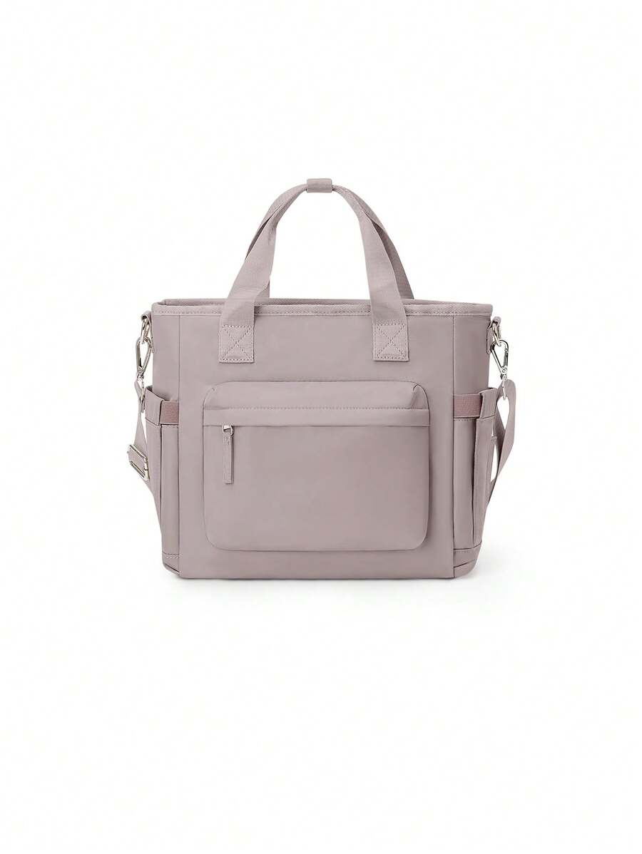 Floless 1 Túi đựng hộp cơm trưa di động Bento màu cam, Túi cách nhiệt cỡ lớn, Túi đựng gạo dày bằng lá nhôm, Túi Bento, Túi đựng đồ ăn trưa Túi tổ chức trường học Túi đựng đồ cho giáo viên Túi lớp học Túi tổ chức lớp học - Hồng - Xem 1