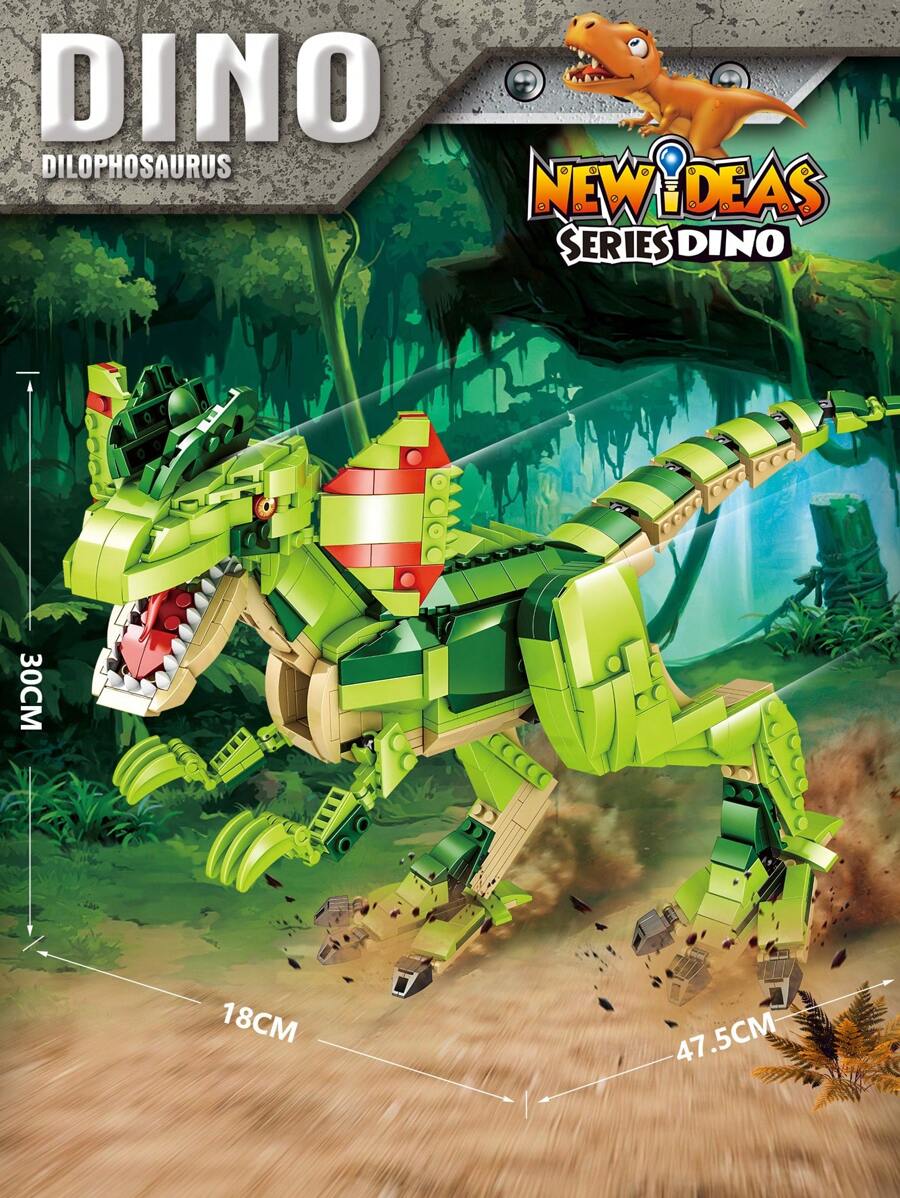 恐龍系列拼裝玩具套裝,包括暴龍、三角龍、魚龍、劍龍、甲龍、腕龍、棘龍等,700塊以上,是給成年男士的最佳生日禮物