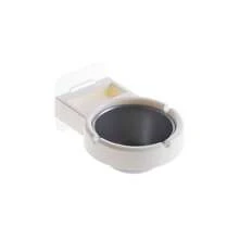 1入不銹鋼多功能煙灰缸,白色極簡風格,可貼式壁掛、免打孔,可拆式,適用於廁所、浴室,用於收集煙灰和放置 - 白色 - 查看 2