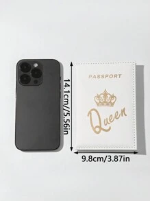 2入組pu皮革護照套 護照夾 護照袋 卡套 機艙輕巧時尚旅行配件,適用於女性或男性學生 - 彩色 - 查看 7