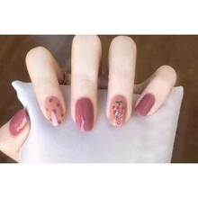 Gói đầy đủ Sơn móng tay Hình dán 1 tờ 14 Hình dán Tự dính Gel Móng tay Dây Quấn Không thấm nước Lâu dài 3D Đúng mốt Móng tay DIY Nghệ thuật làm Móng Đồ trang trí Đối với phụ nữ Cô gái Nhà  Các bữa tiệc Kỳ nghỉ Du lịch Nhanh Làm móng tay Màu hồng Lấp lánh Với Giũa móng tay - Màu tím - Xem 2