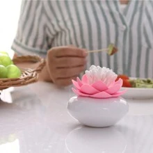 Organizador De Caja De Cepillos De Maquillaje En Blanco / Rosa - Rosa - Ver 3