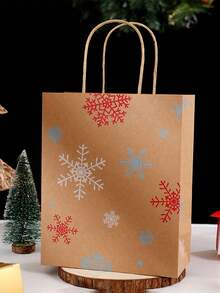 8入組聖誕禮物袋-聖誕節裝飾紙袋,購物袋,派對用品,婚禮生日手提袋
