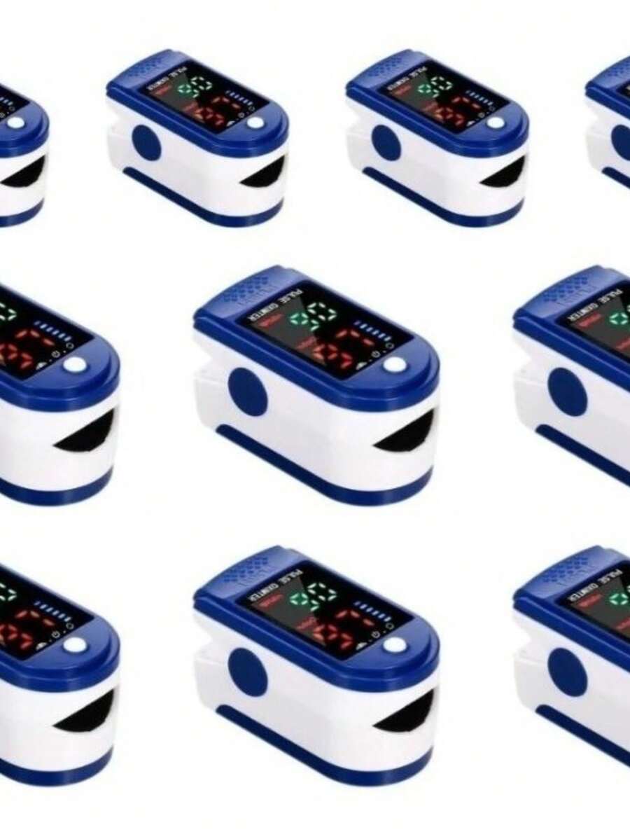 5 Oxímetro Pulso Oxigenación Digital Pulsioximetro De Dedo - Albaricoque - Ver 1