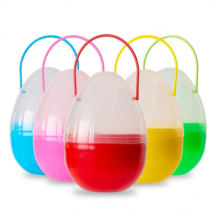 Sweets Giant Plastic Egg Kindergarten 8 Pieces - Multicolor - View 1