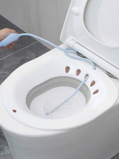 Vasca da bagno pieghevole per ragazze e donne in gravidanza, bacino speciale per la pulizia del sedere, senza bisogno di accovacciarsi, multifunzionale per toilette di bambini e bambine