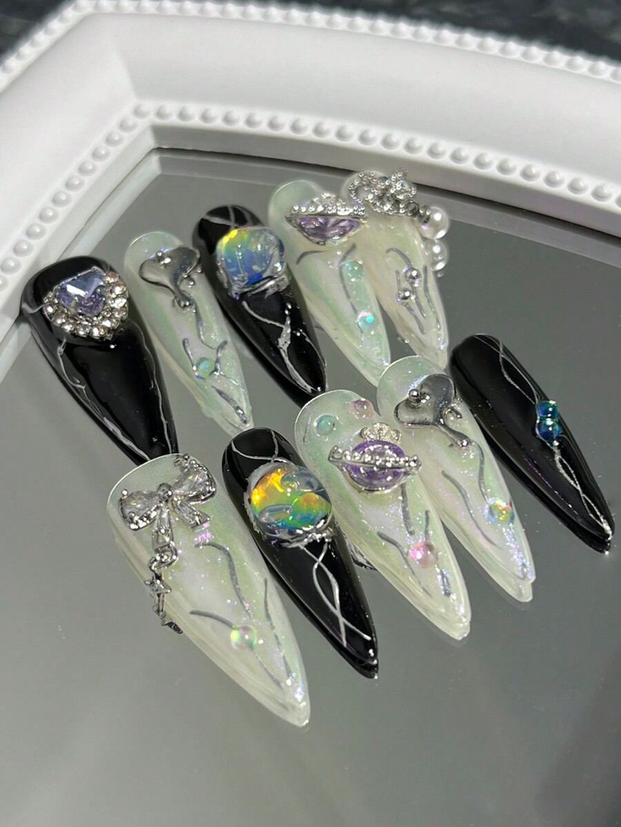 UKCOCO Tierkrallen Cosplay Set - 8 Abnehmbare Fursuit Krallen Für Tierkostüm & Karneval