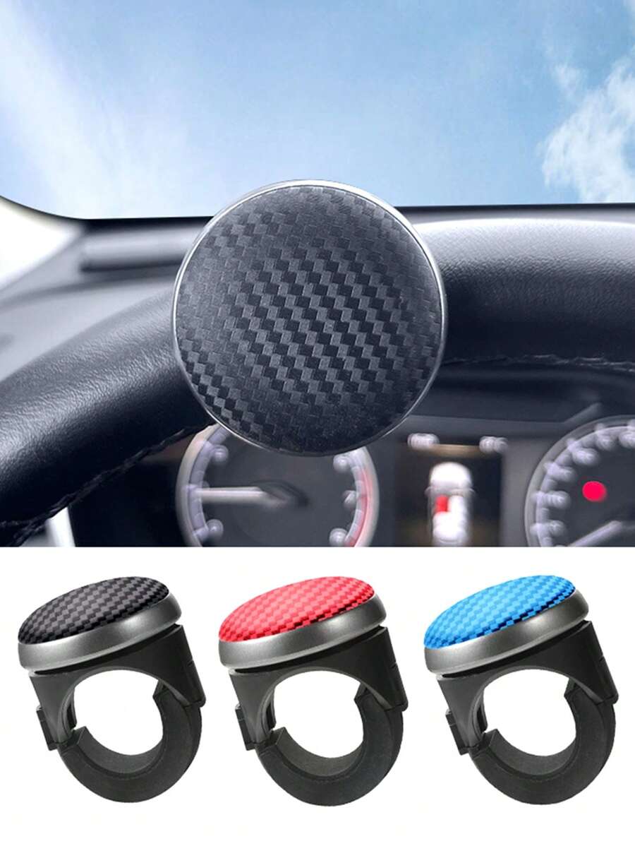 車輛配件方向盤輔助球,動力轉向球,矽膠,防滑,通用承受轉向盤的輔助器 - 紅色 - 查看 1