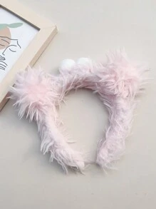 1個可愛的填充怪獸頭箍,dopa-mine風格,有趣的青少年女孩髮飾,洗臉時禮物、派對頭飾