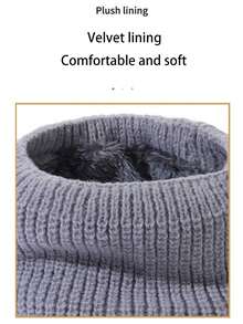 男士女士冬季圍脖保暖: 滑雪圍脖, 腿部包裹圍巾, 男士羊毛圍巾, 厚實防風毛絨圍巾