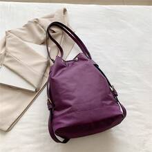 3入組女性大容量多組合手提包套裝 - 紫色 - 查看 4