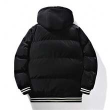 Men's Fashionable Hooded Thickened Down Padded Coat