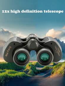 12x40 高倍高清夜視單筒望遠鏡,具備微光夜視功能 - 綠色 - 查看 2