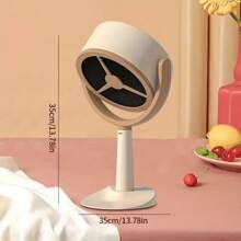 1 pieza Mini campana extractora recargable con fuerte succión, limpia el humo, filtro de aire portátil para uso exterior - Albaricoque - Ver 8