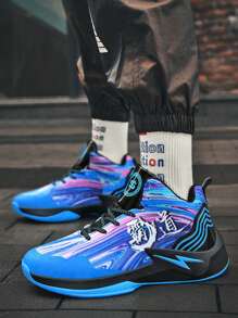 男士新款籃球鞋,防滑、耐用且輕量化 - 彩色 - 查看 1