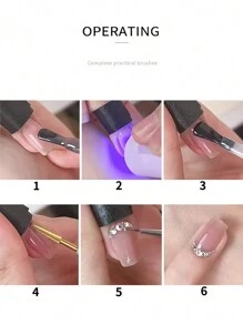 2 Boxes Mini Mixed Shape Rhinestones & Steel Beads & Flatback Crystals Nail Art Decorations With Storage Box DIY Nail Charms Nail Gems Nail Supplies