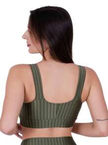 Women Shapewear Tops - xanh quân đội - Xem 2