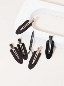 6 件无痕刘海夹，便携式防滑发夹，适用于沙龙和家庭使用，适合女孩、美发工具、理发沙龙美发产品和配件、美容旅行必需品、返校、旅行度假必需品、女士发饰 - 黑色 - 查看 4