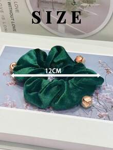 聖誕鈴鐺女士髮圈,可愛毛絨髮帶,聖誕節髮飾