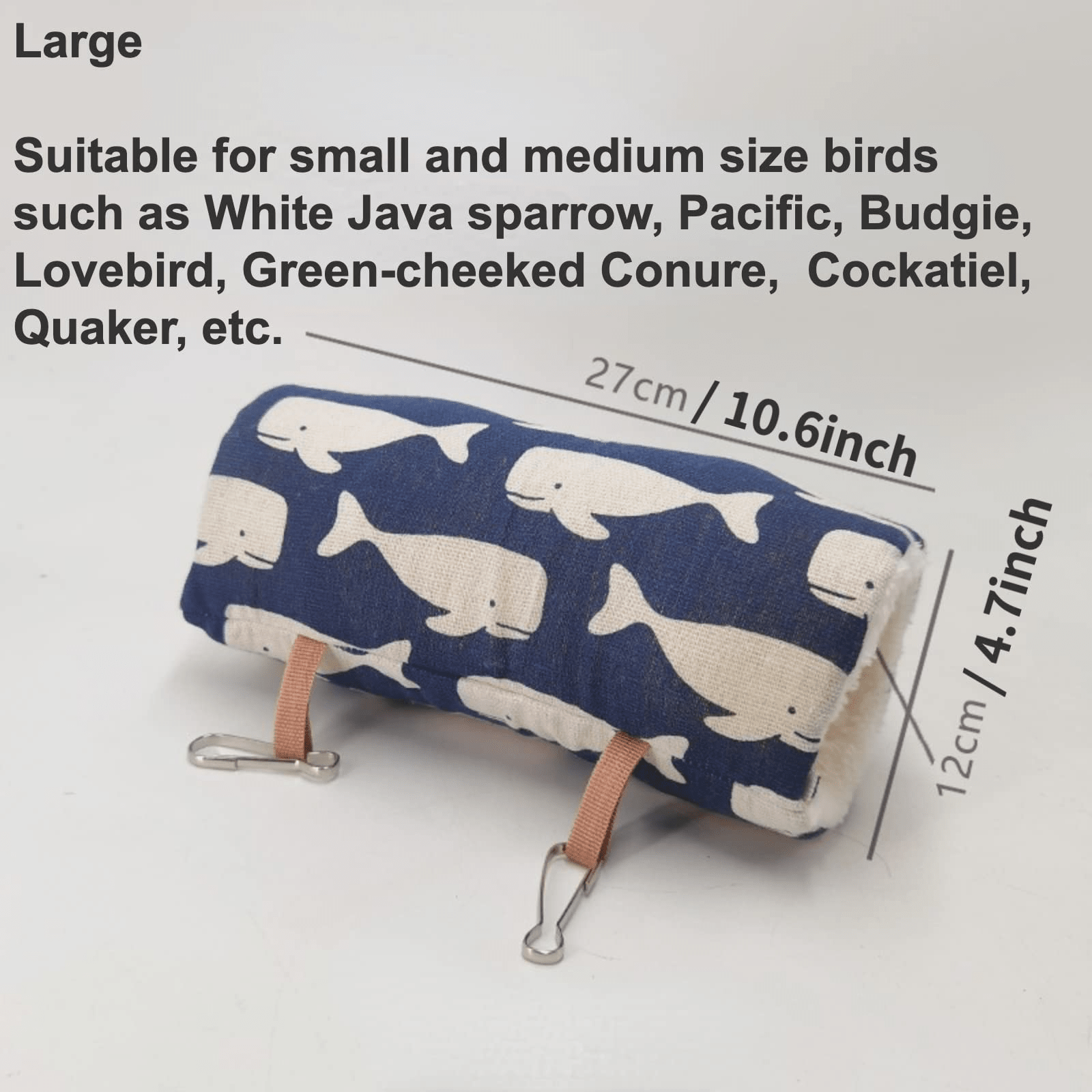 Tiger Stripes Phoenix Peony Parrot Winter Warm Bird Nest With Tunnel