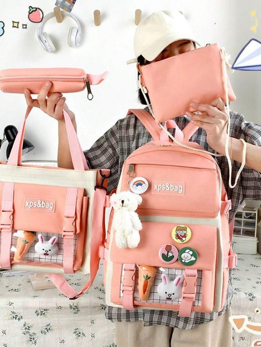 Backpack School And Modern Travel Bag Set 4 Pieces YUQING